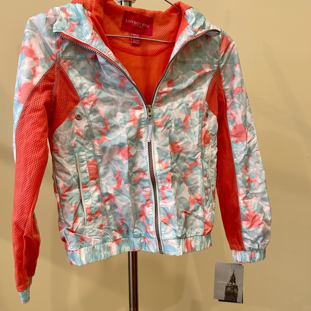NWT Girls London Fog Hooded Jacket
